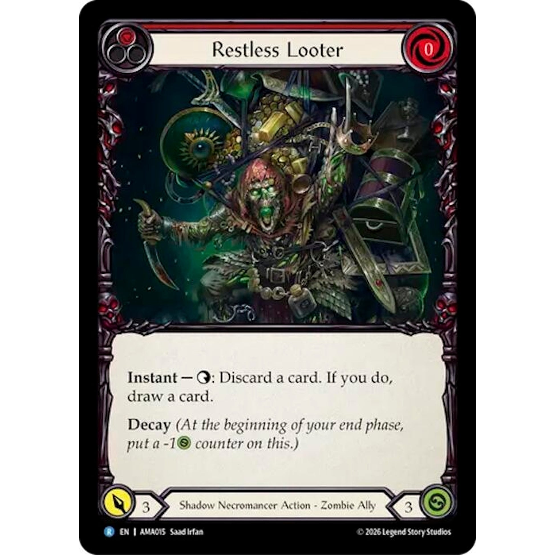 Image for Restless Looter (AMA015) (AMA) - Flesh and Blood TCG