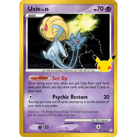Image for Uxie (43/146) (30C) - Pokemon