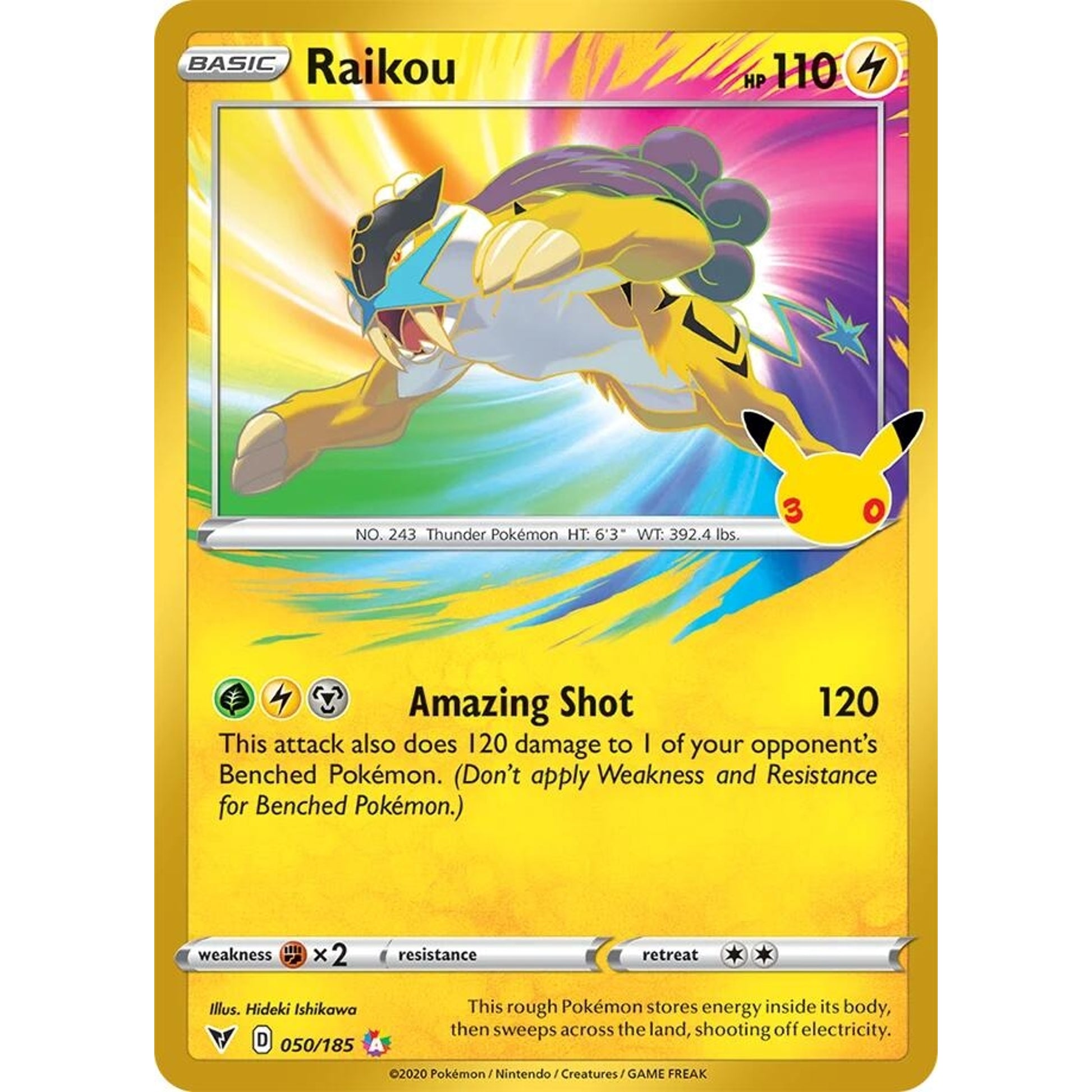 Image for Raikou (050/185) (30C) - Pokemon