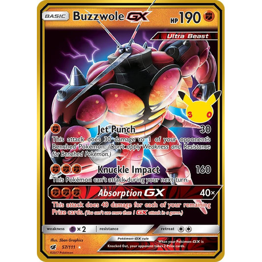 Image for Buzzwole GX (57/111) (30C) - Pokemon