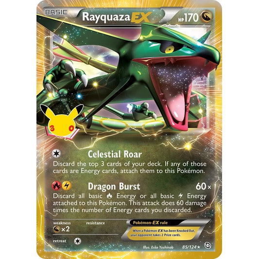Image for Rayquaza EX (85/124) (30C) - Pokemon