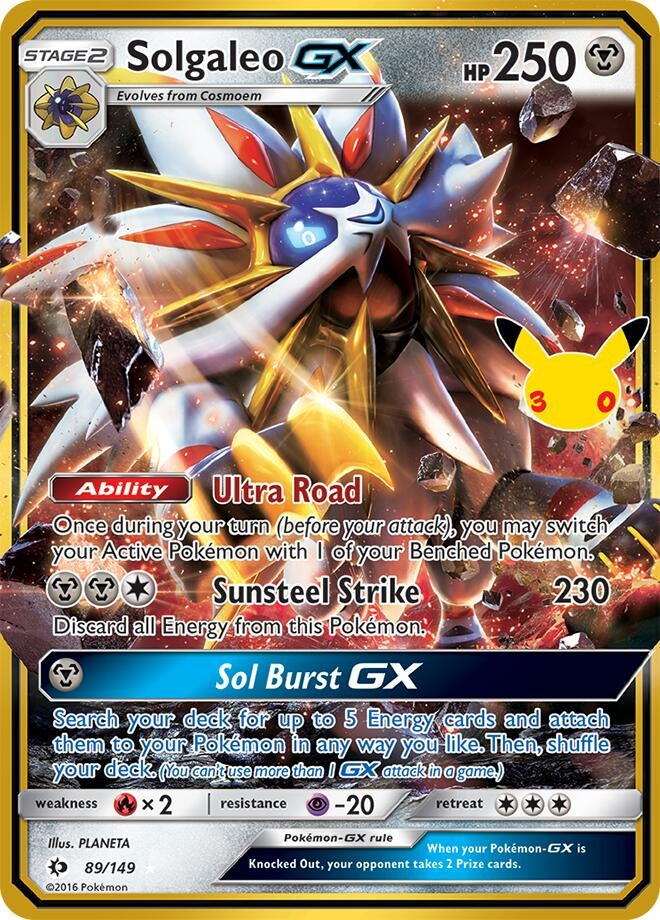 Image for Solgaleo GX (89/149) (30C) - Pokemon