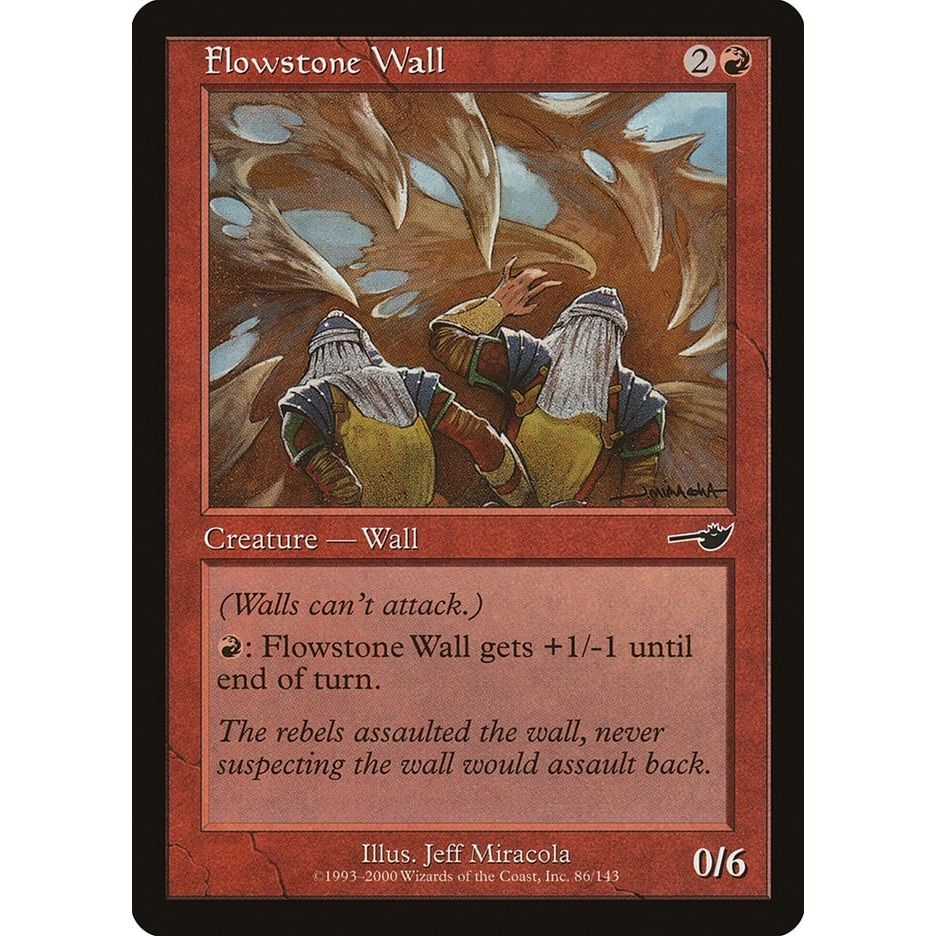 Image for Flowstone Wall (80) (NMS) - Magic: The Gathering
