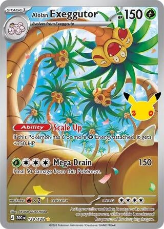 Image for Alolan Exeggutor (129/128) (30C) - Pokemon
