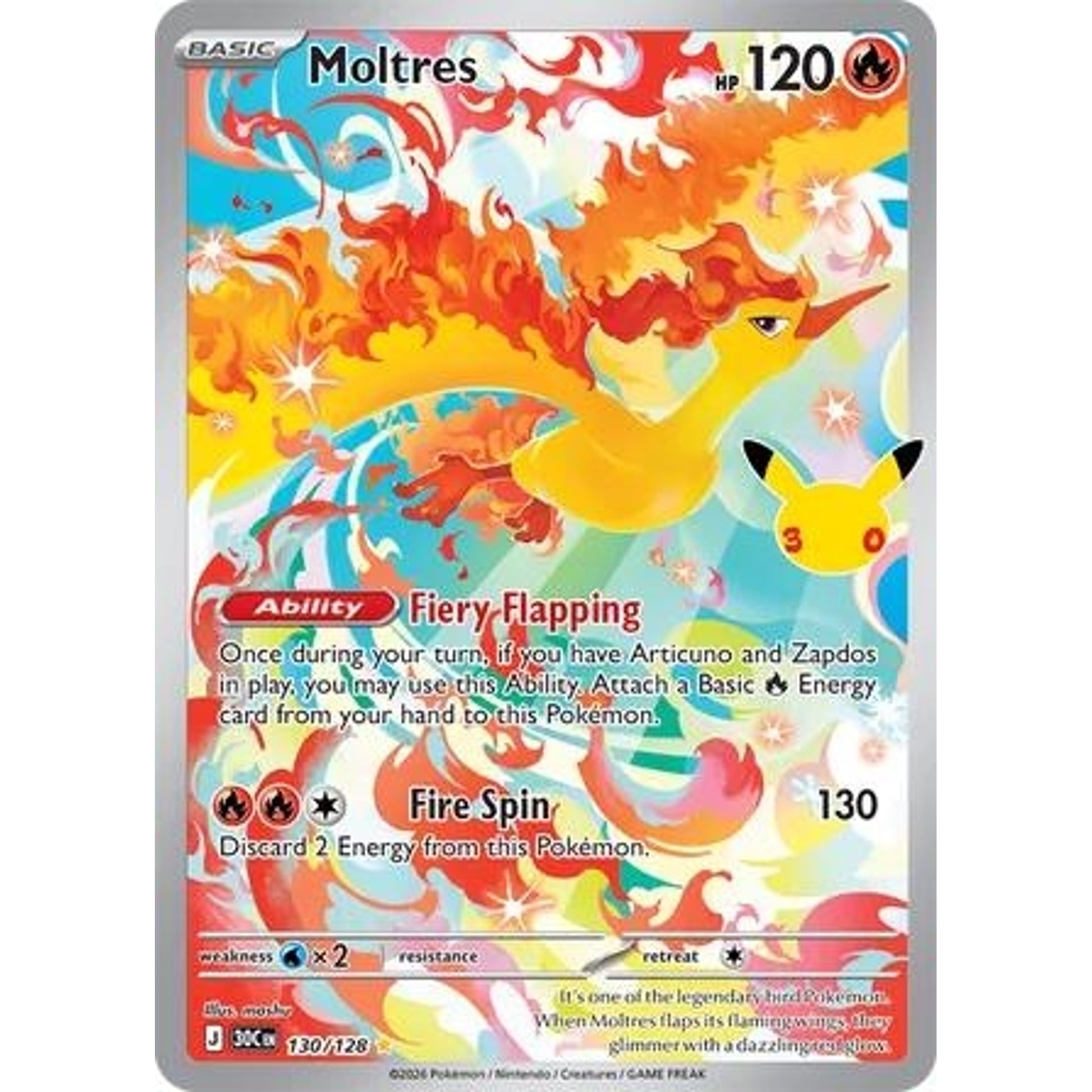 Image for Moltres (130/128) (30C) - Pokemon