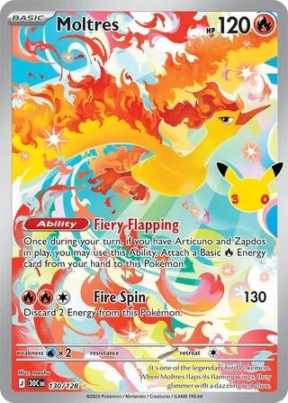 Image for Moltres (130/128) (30C) - Pokemon