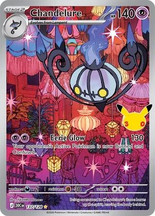 Image for Chandelure (137/128) (30C) - Pokemon