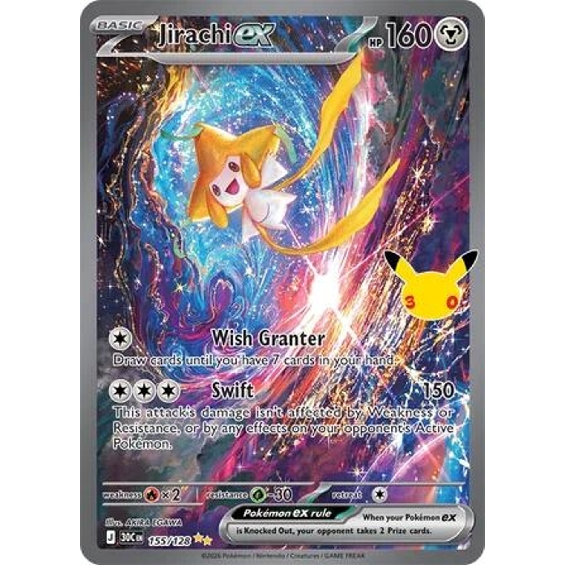 Image for Jirachi ex (155/128) (30C) - Pokemon