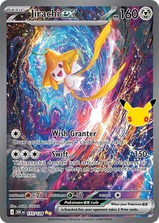 Image for Jirachi ex (155/128) (30C) - Pokemon