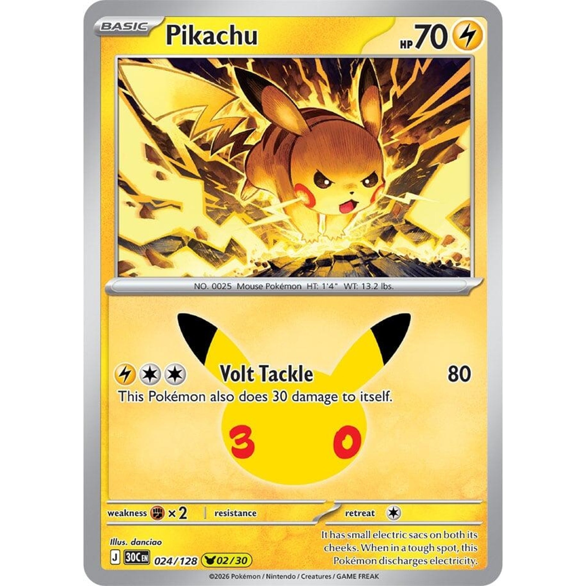 Image for Pikachu (024/128) (30C) - Pokemon