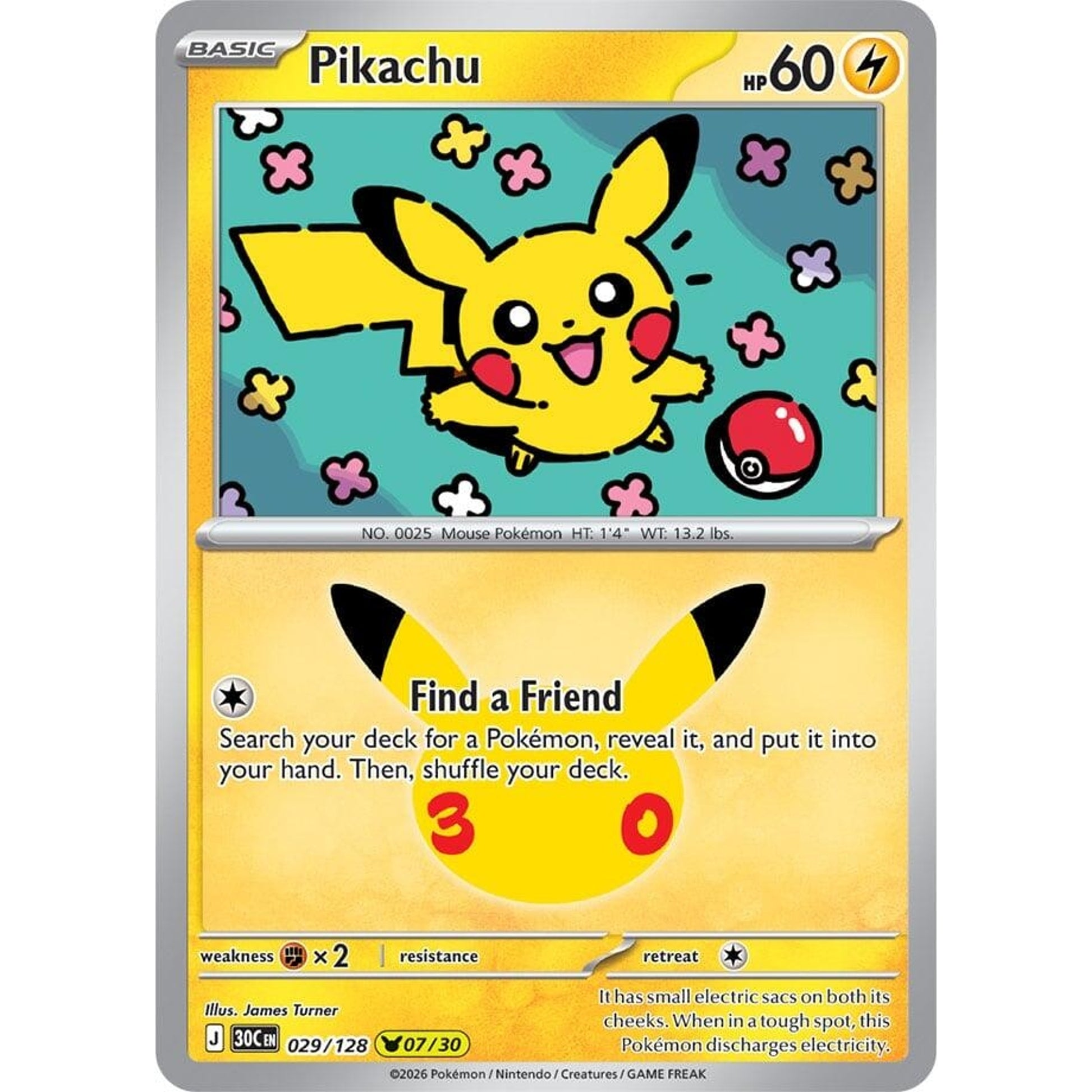 Image for Pikachu (029/128) (30C) - Pokemon