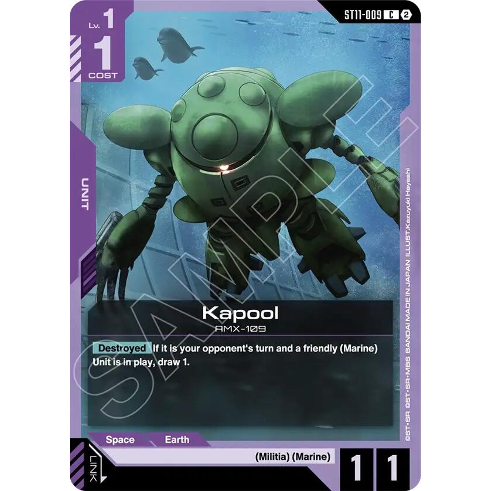 Image for Kapool (ST11-009) (ST11) - Gundam Card Game