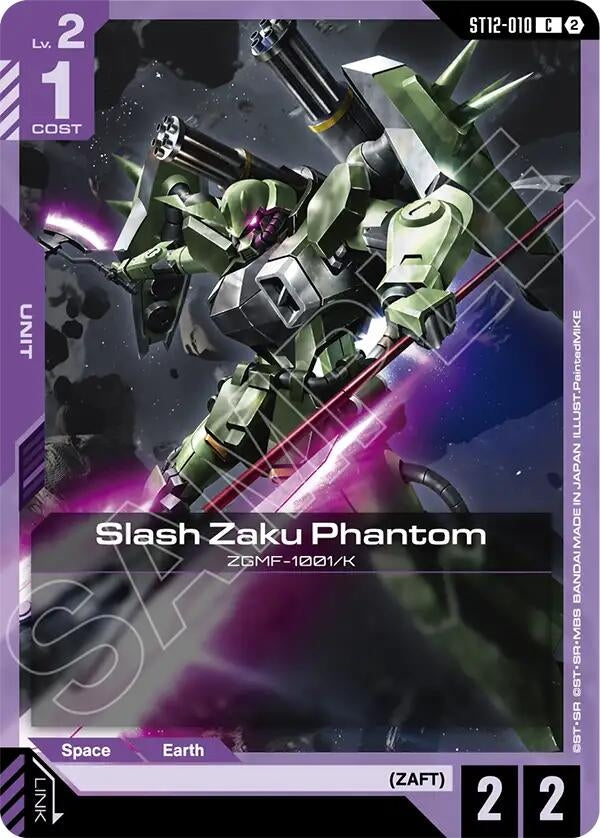 Image for Slash Zaku Phantom (ST12-010) (ST12) - Gundam Card Game