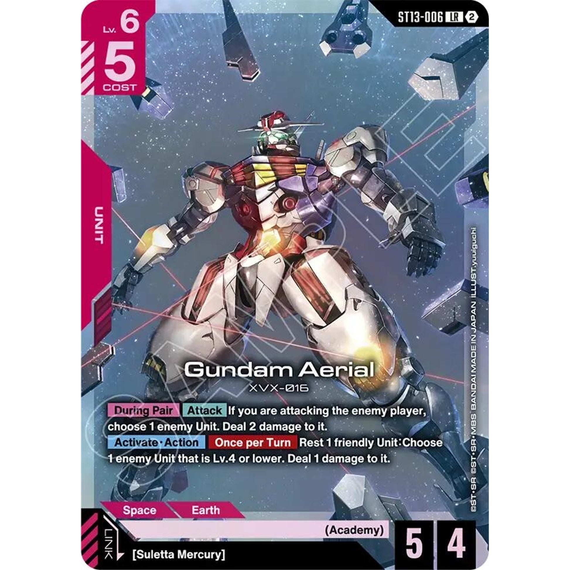 Image for Gundam Aerial (ST13-006) (ST13) - Gundam Card Game