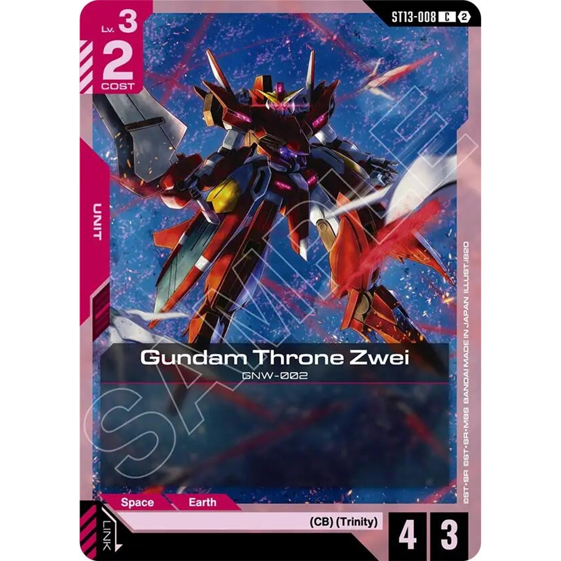 Image for Gundam Throne Zwei (ST13-008) (ST13) - Gundam Card Game