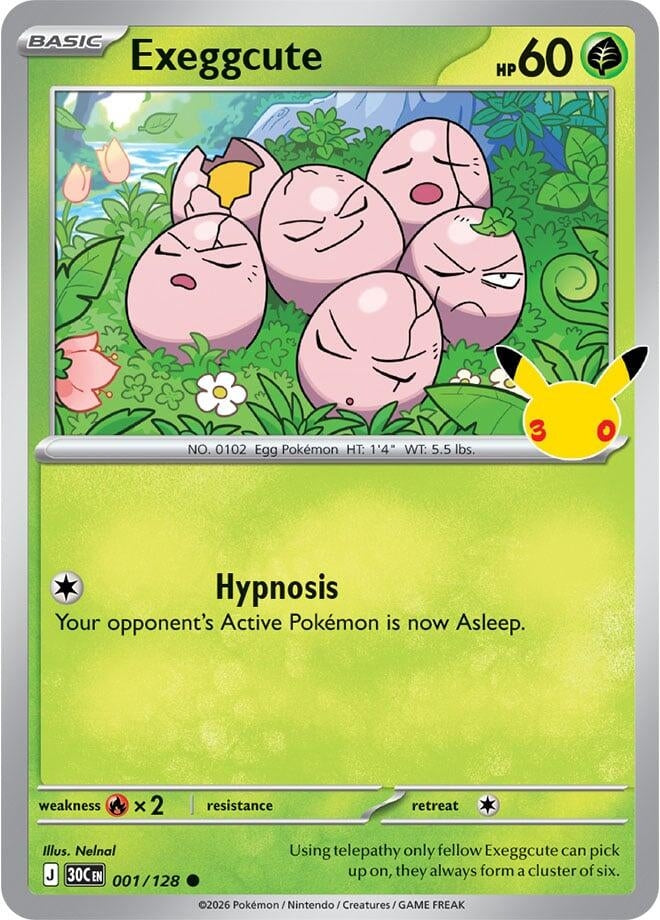 Image for Exeggcute (001/128) (30C) - Pokemon