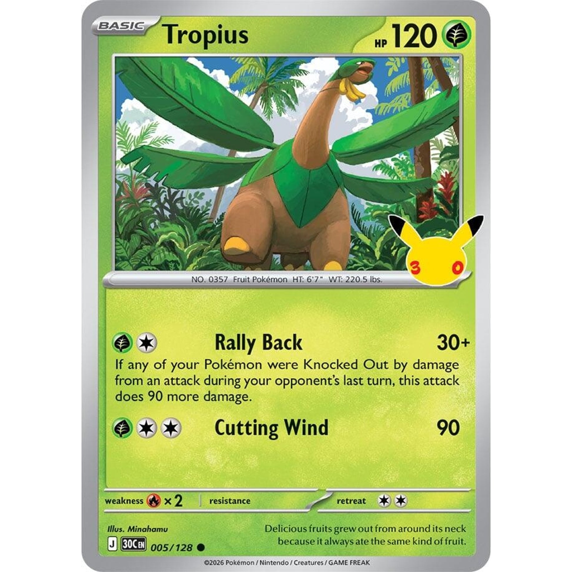 Image for Tropius (005/128) (30C) - Pokemon