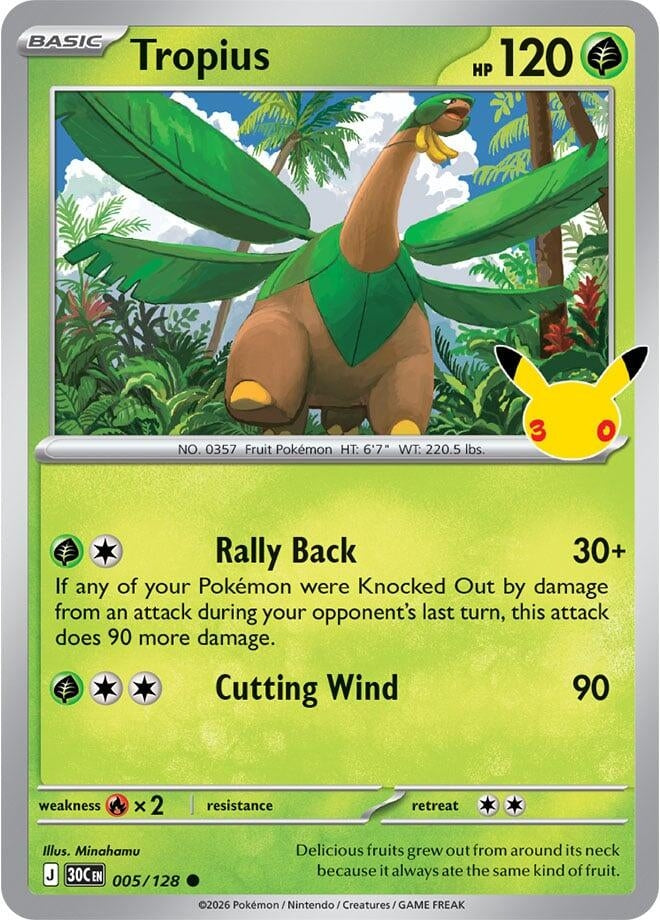 Image for Tropius (005/128) (30C) - Pokemon