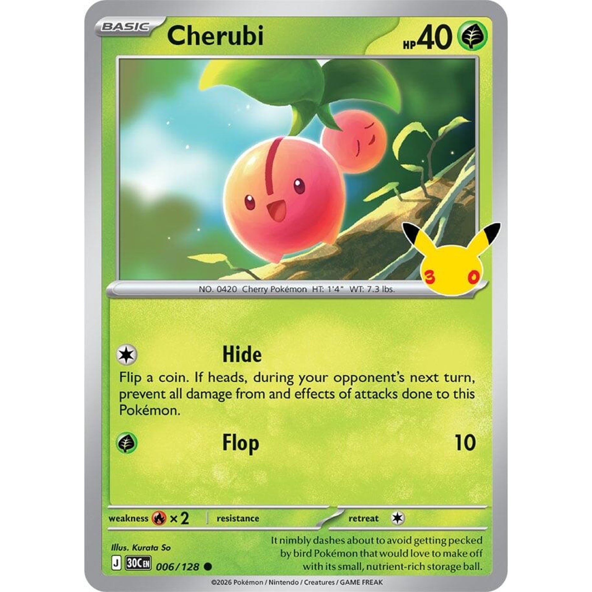 Image for Cherubi (006/128) (30C) - Pokemon