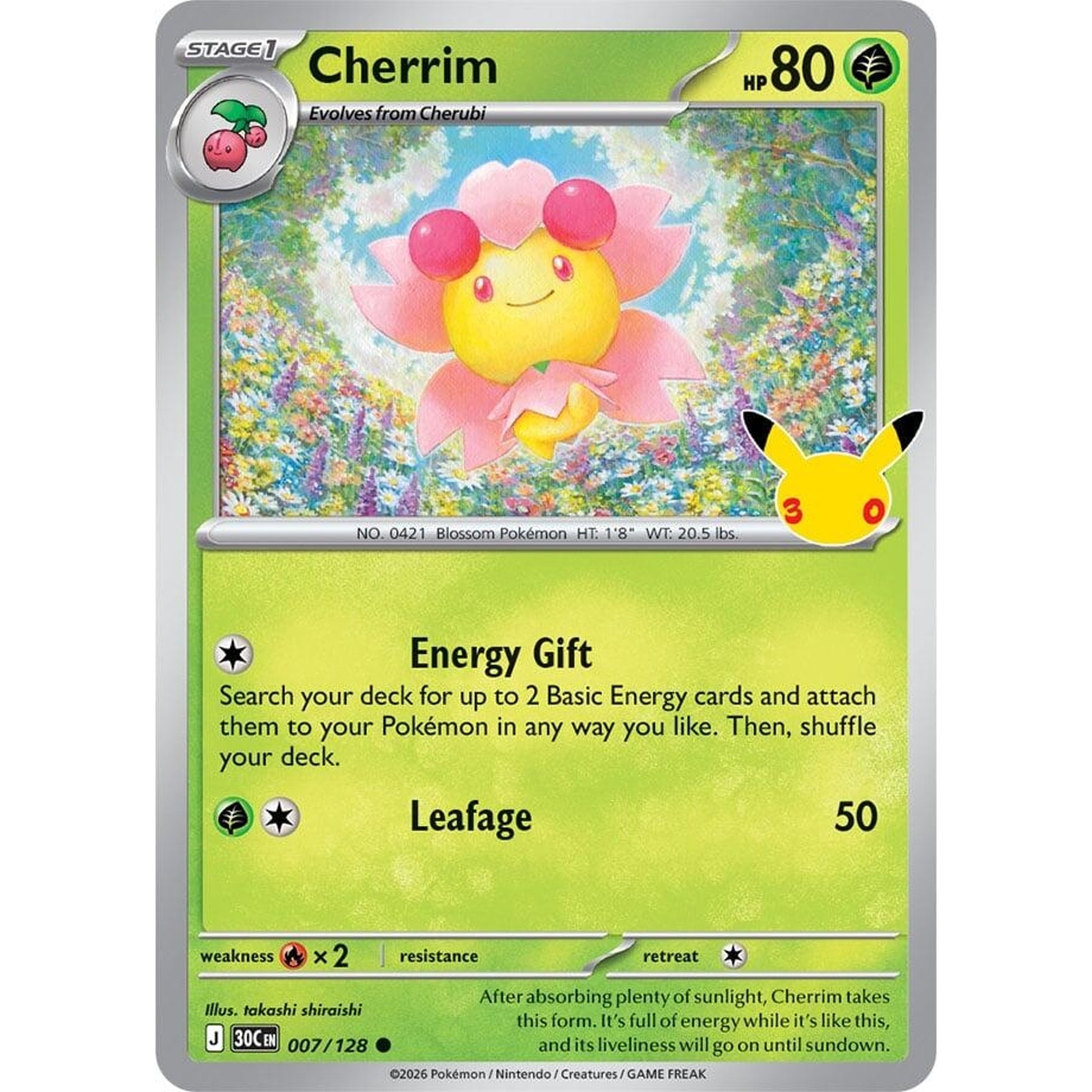 Image for Cherrim (007/128) (30C) - Pokemon