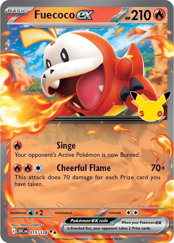 Image for Fuecoco ex (015/128) (30C) - Pokemon
