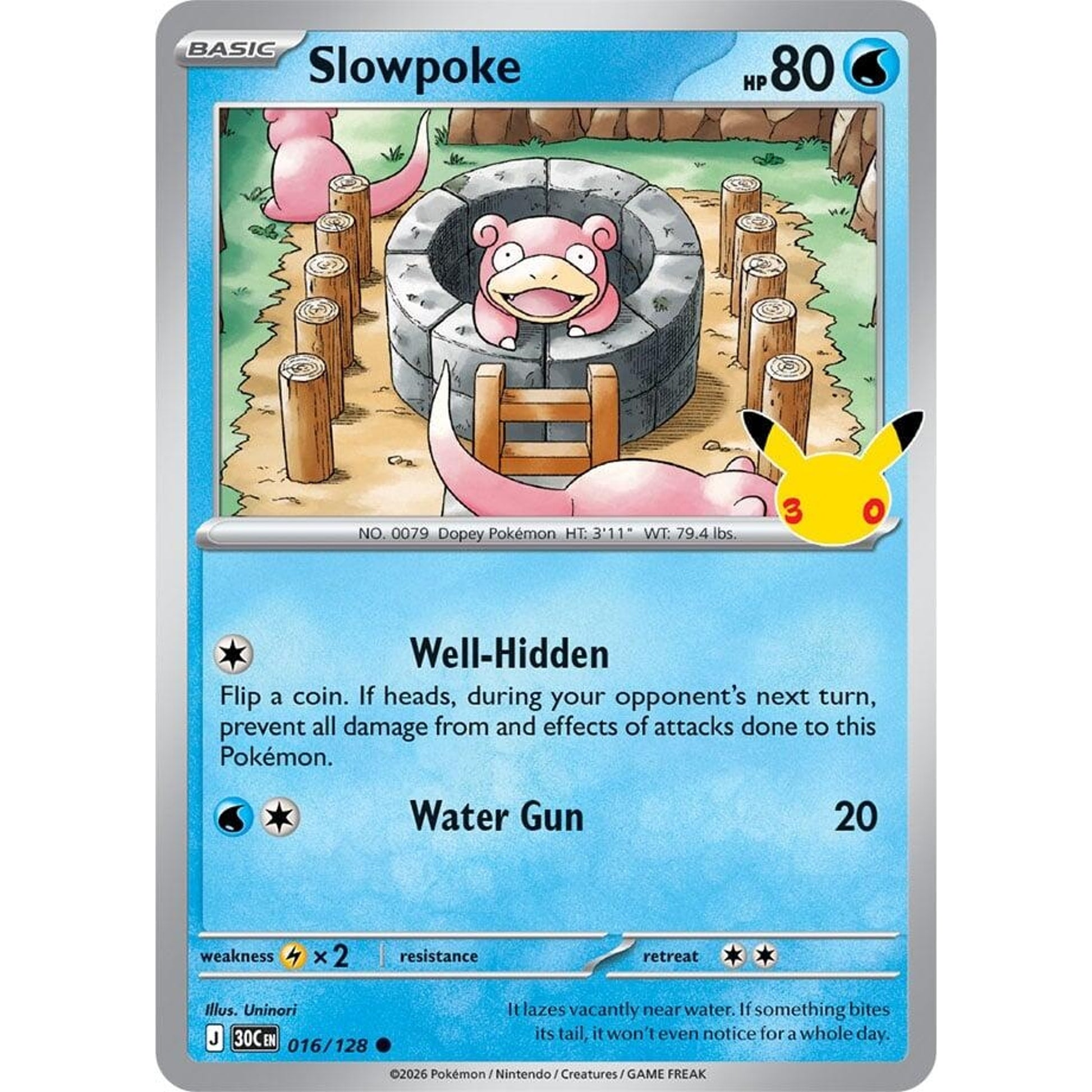 Image for Slowpoke (016/128) (30C) - Pokemon