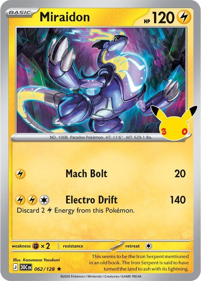 Image for Miraidon (062/128) (30C) - Pokemon