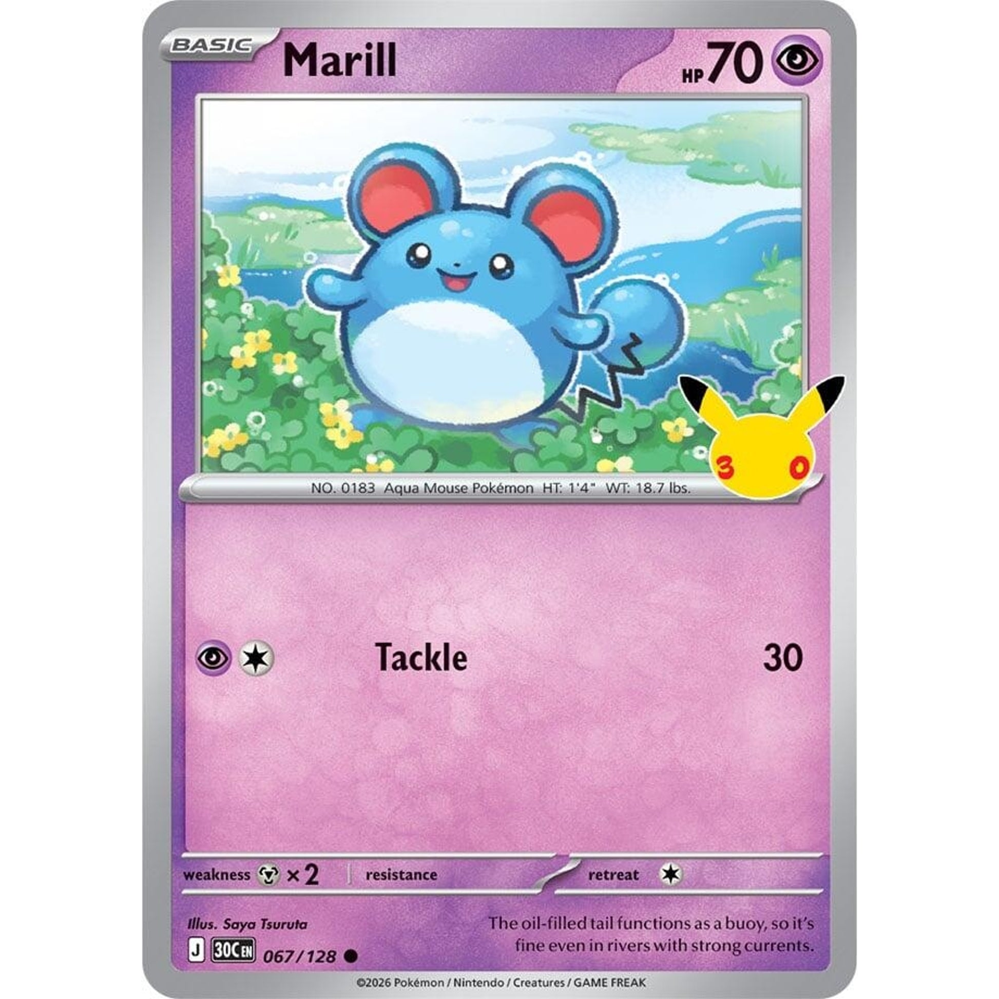 Image for Marill (067/128) (30C) - Pokemon