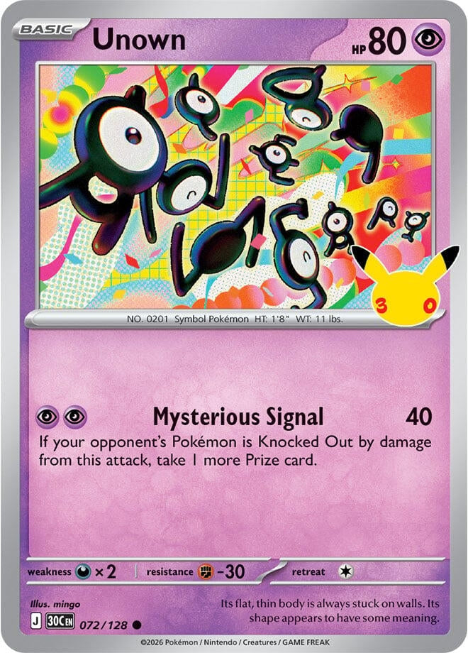 Image for Unown (072/128) (30C) - Pokemon