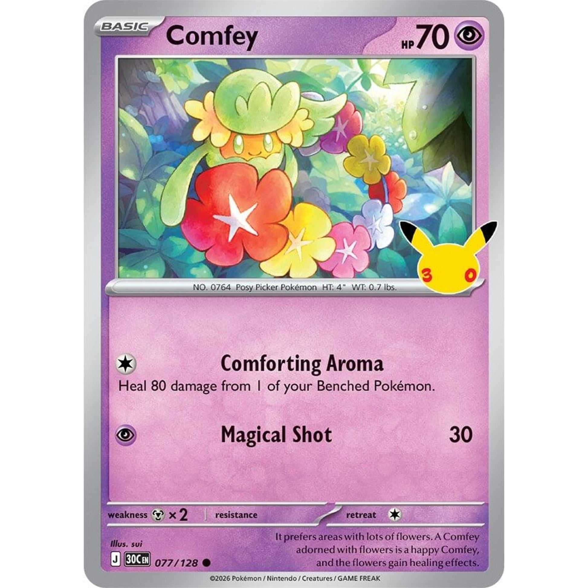 Image for Comfey (077/128) (30C) - Pokemon