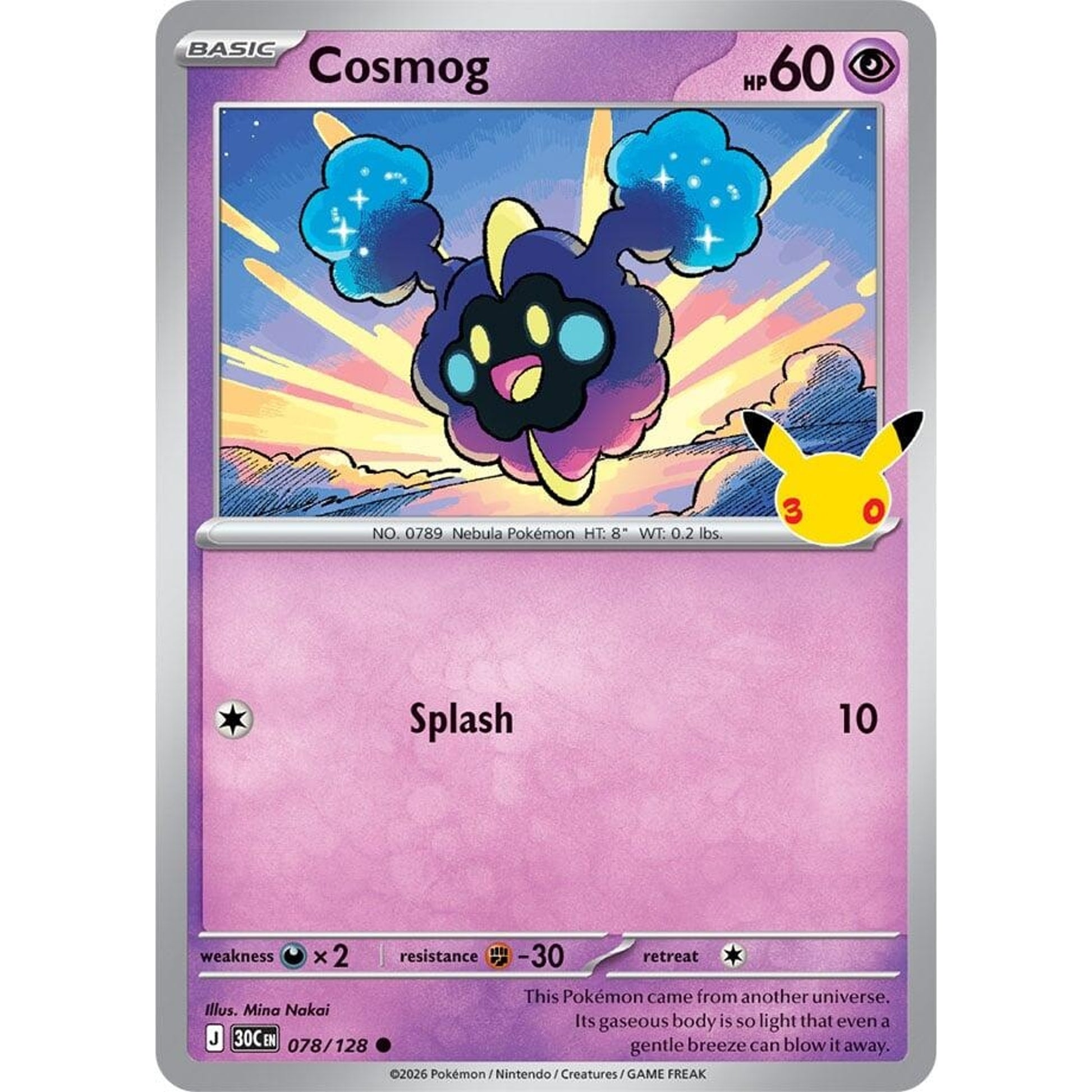 Image for Cosmog (078/128) (30C) - Pokemon