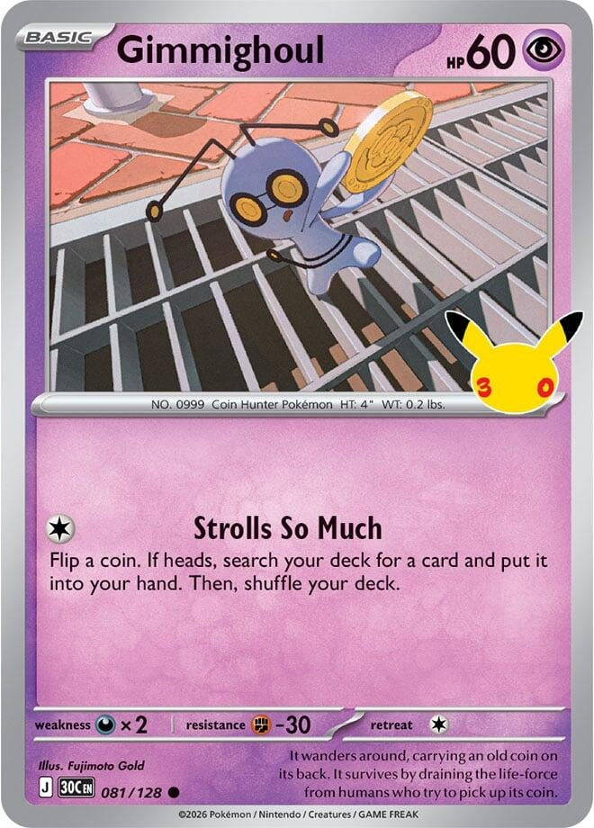 Image for Gimmighoul (081/128) (30C) - Pokemon