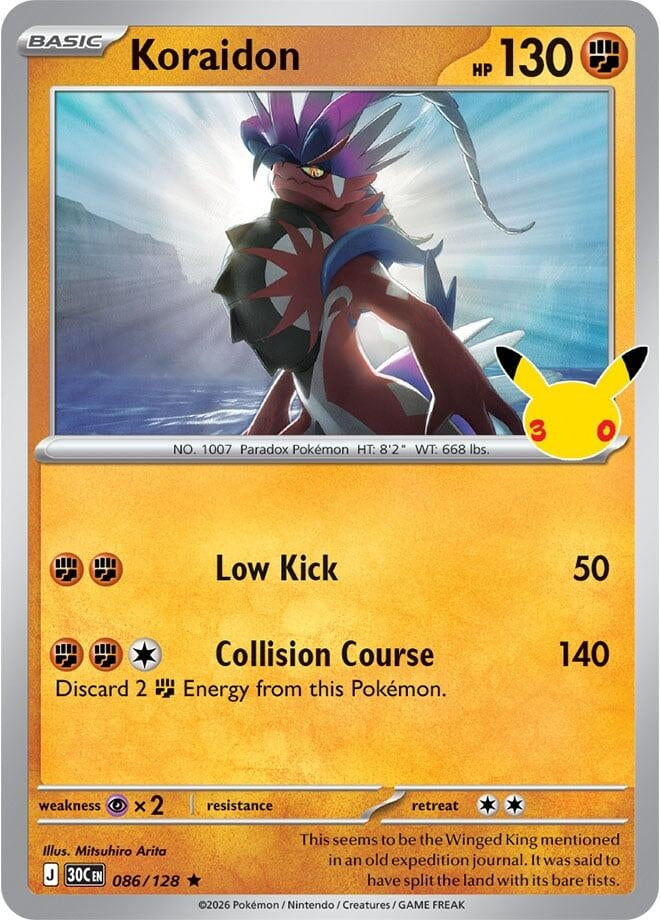 Image for Koraidon (086/128) (30C) - Pokemon