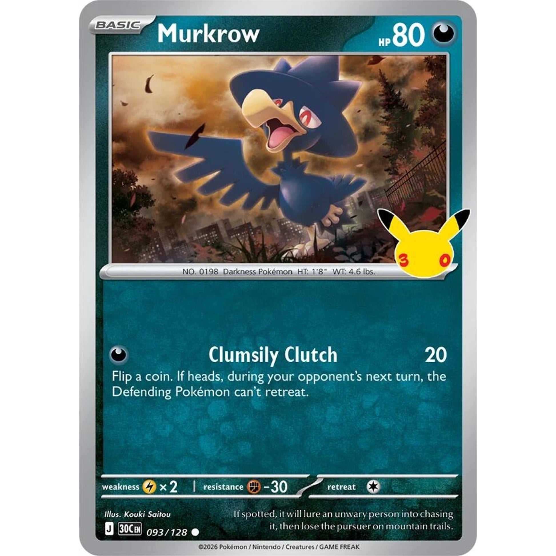 Image for Murkrow (093/128) (30C) - Pokemon