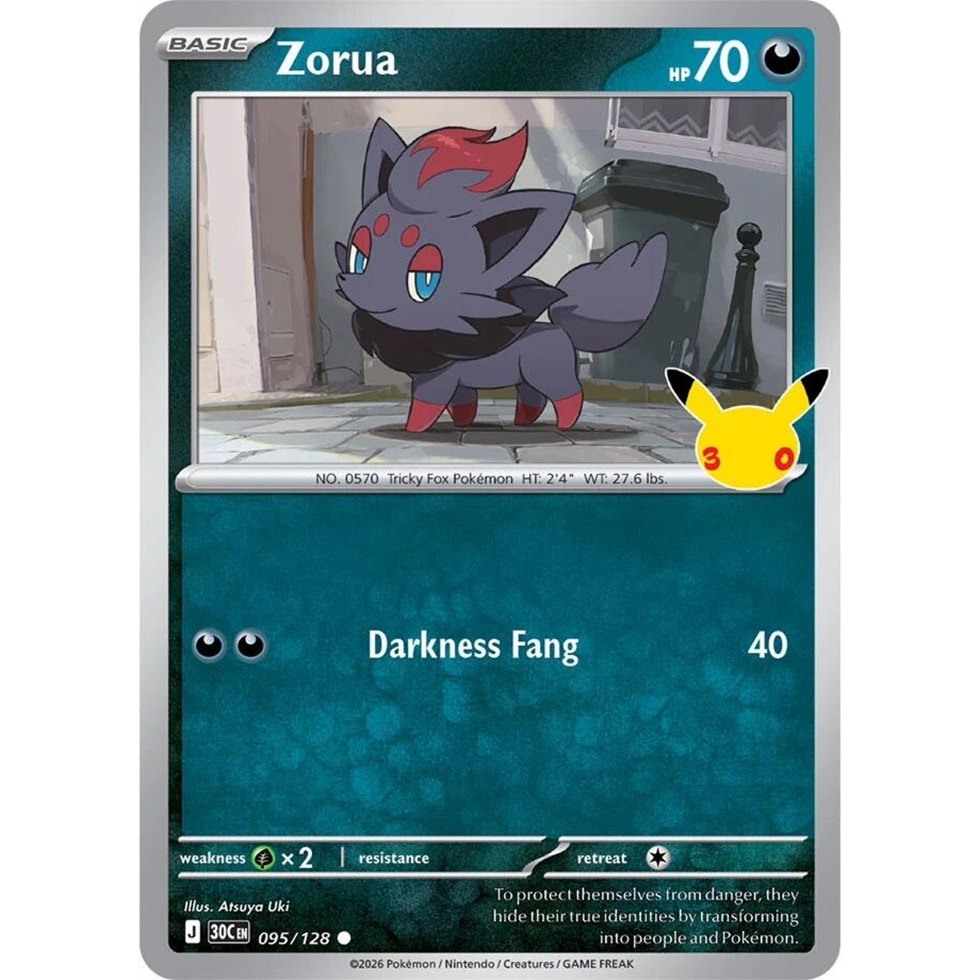 Image for Zorua (095/128) (30C) - Pokemon