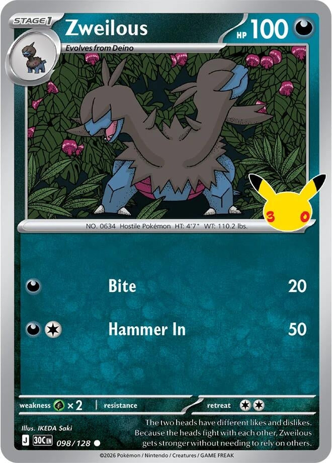 Image for Zweilous (098/128) (30C) - Pokemon