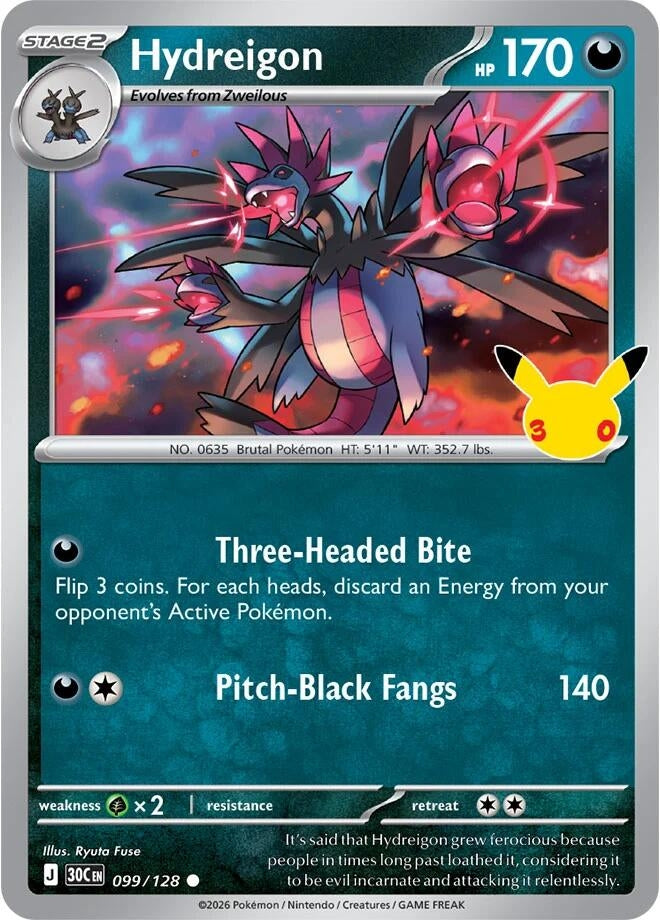 Image for Hydreigon (099/128) (30C) - Pokemon