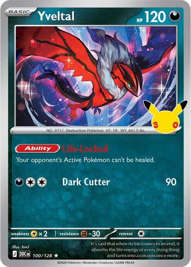 Image for Yveltal (100/128) (30C) - Pokemon