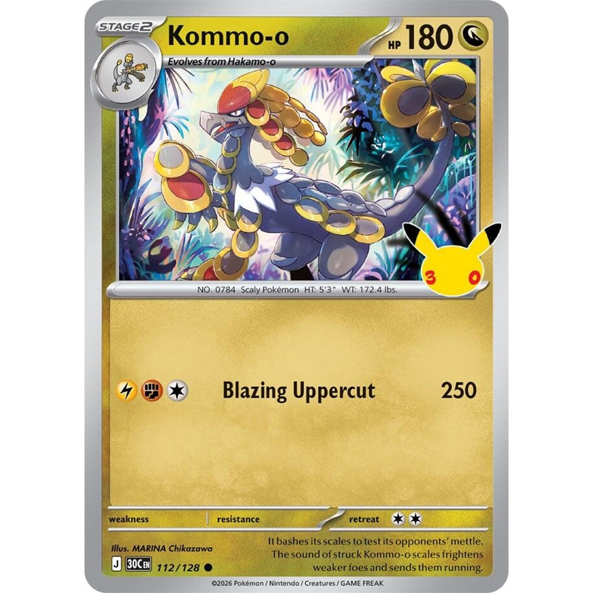 Image for Kommo-o (112/128) (30C) - Pokemon
