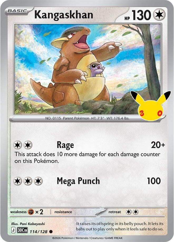 Image for Kangaskhan (114/128) (30C) - Pokemon