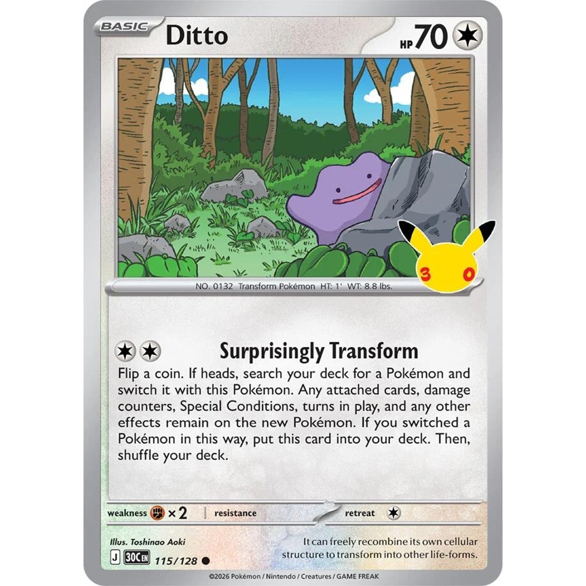 Image for Ditto (115/128) (30C) - Pokemon