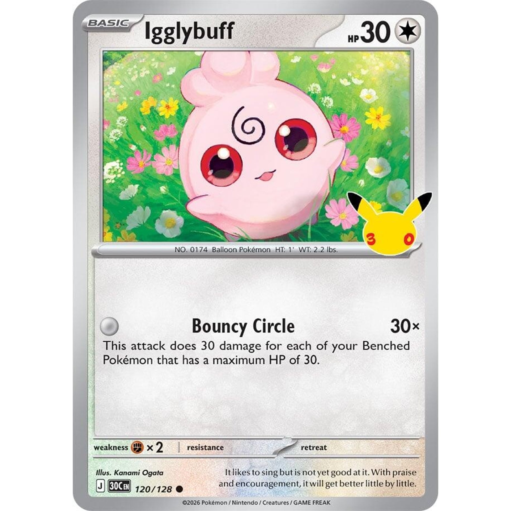 Image for Igglybuff (120/128) (30C) - Pokemon