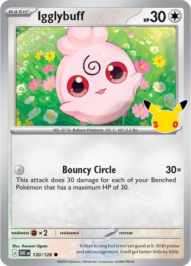 Image for Igglybuff (120/128) (30C) - Pokemon