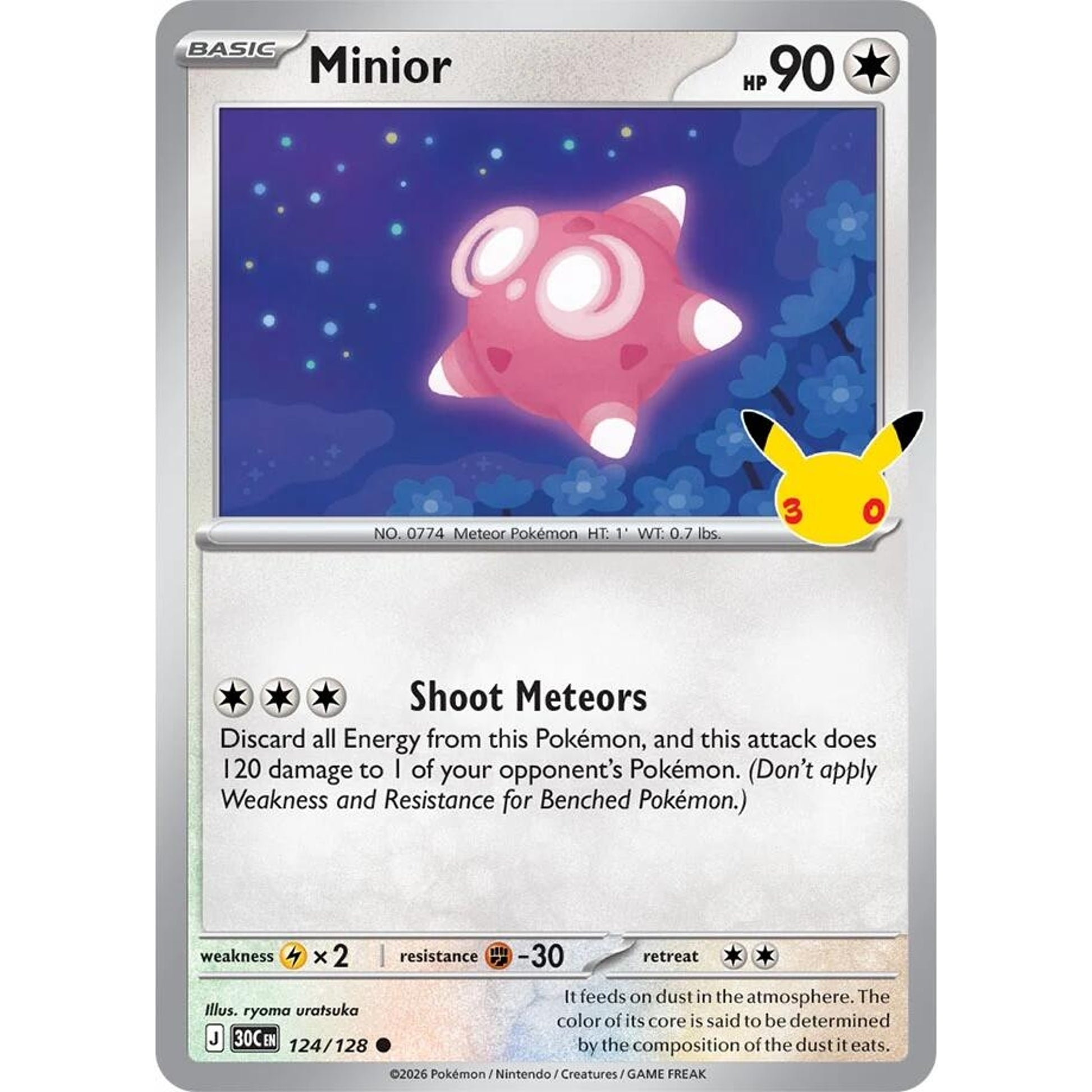 Image for Minior (124/128) (30C) - Pokemon