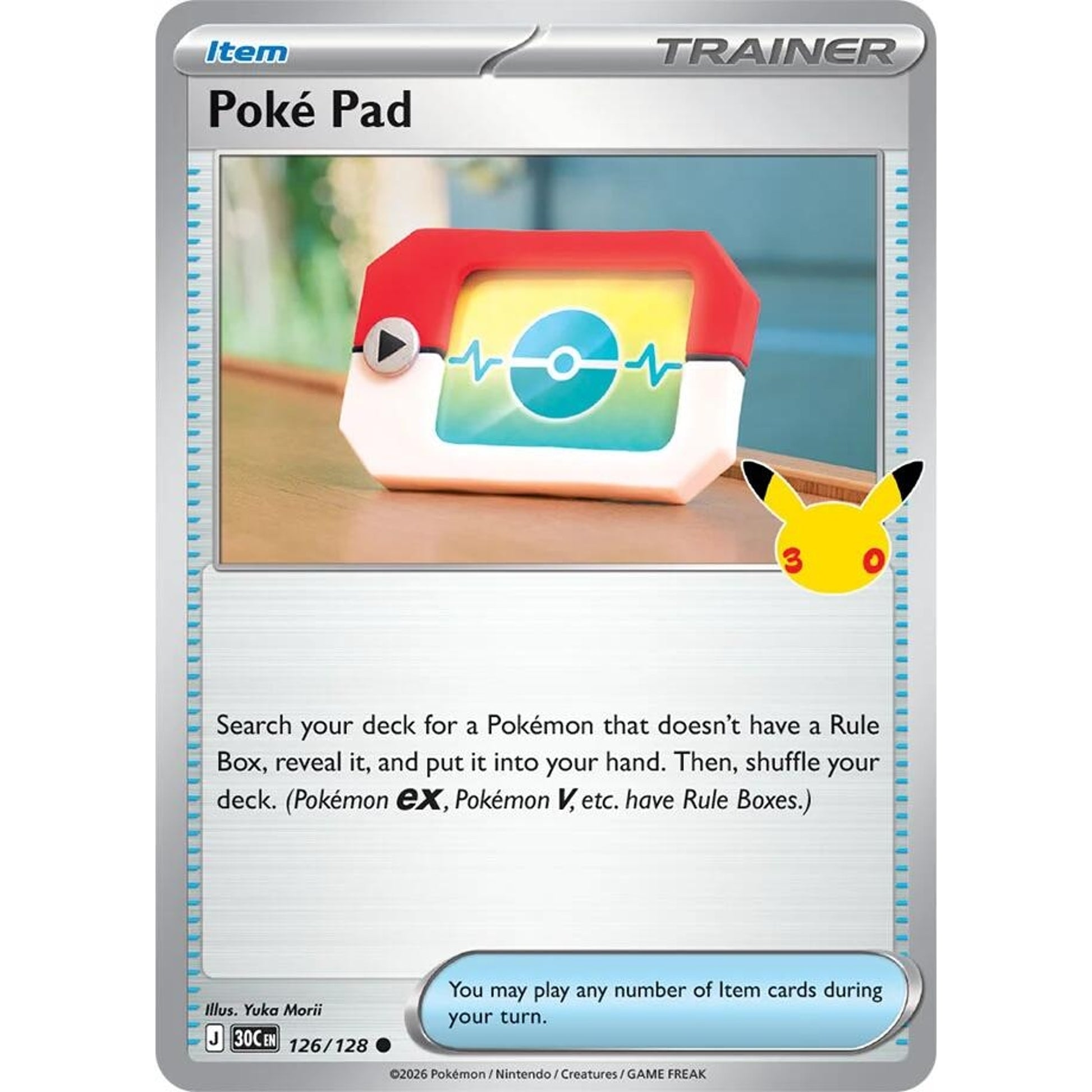Image for Poke Pad (126/128) (30C) - Pokemon