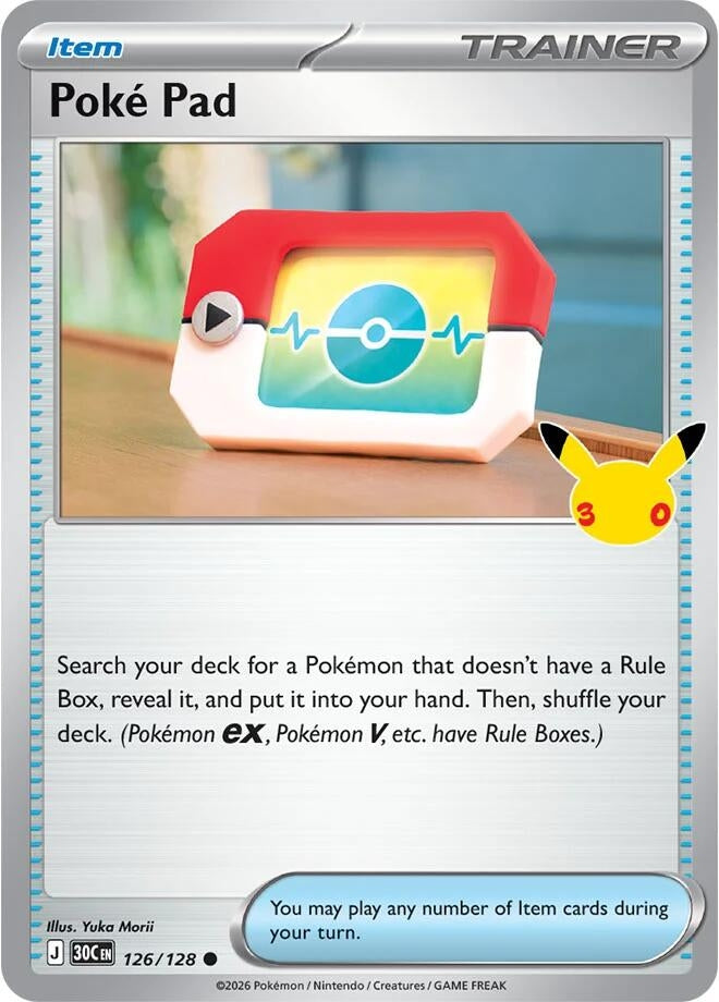 Image for Poke Pad (126/128) (30C) - Pokemon