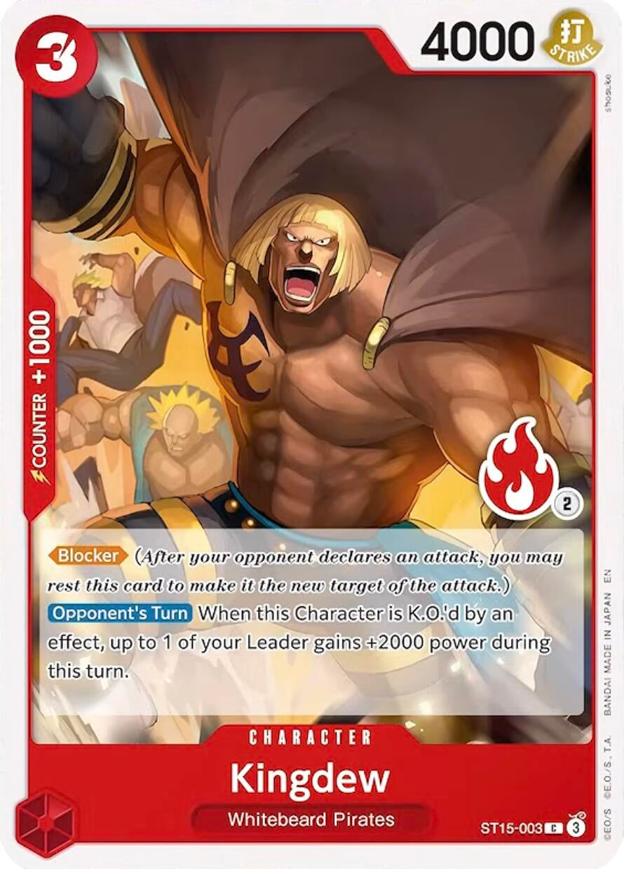 Image for Kingdew (Ace Deck) (ST15-003) (SD01) - One Piece Card Game