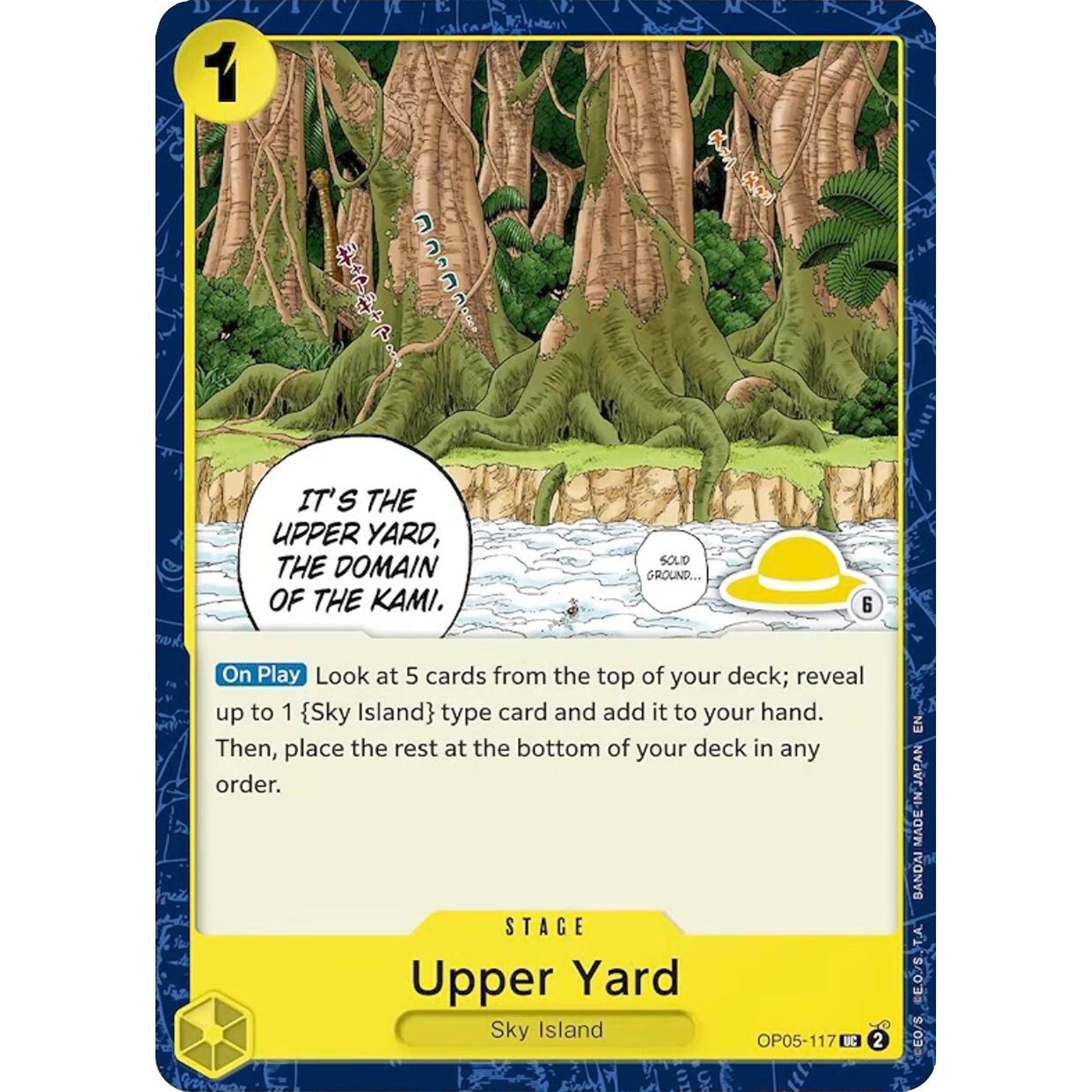Image for Upper Yard (Luffy Deck) (OP05-117) (SD01) - One Piece Card Game