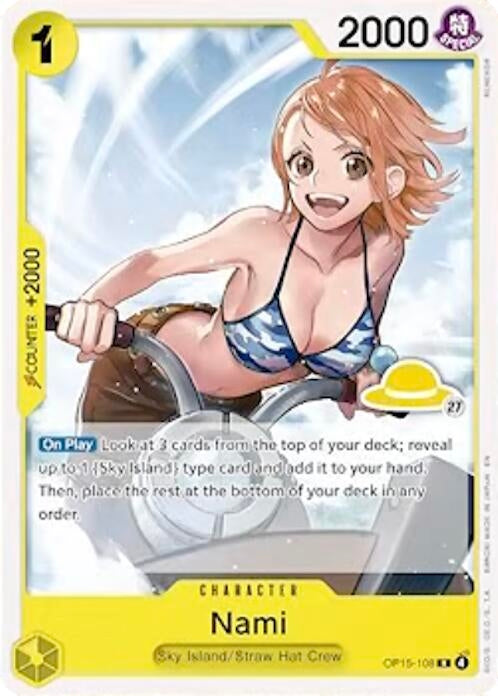 Image for Nami (Luffy Deck) (OP15-108) (SD01) - One Piece Card Game