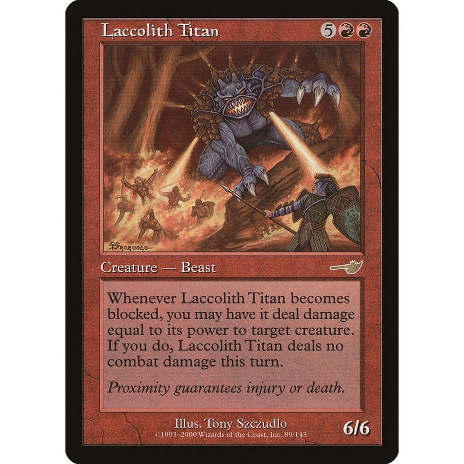 Image for Laccolith Titan (89) (NMS) - Magic: The Gathering